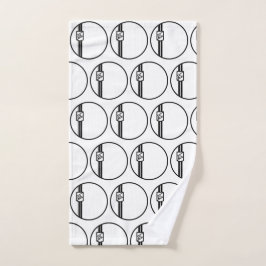 Toalha De Mão Logotipo da pele de tambor do CL