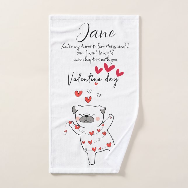 TOALHA DE MÃO LOVE TOWEL (Toalha de mão)