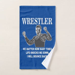 Toalha De Mão Luta Inspiracional do Wrestler