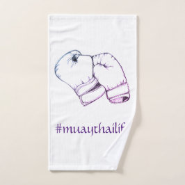 Toalha De Mão Luvas de encaixotamento tailandesas de Muay