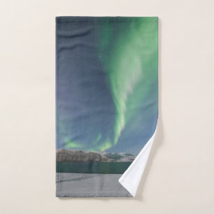 Toalha De Mão Luzes do norte na Noruega