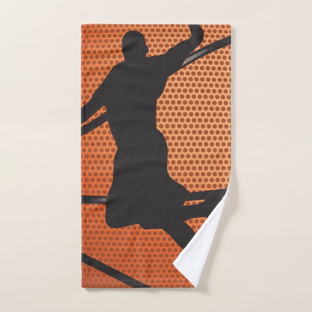 Toalha De Mão Mala de basquete (Toalha de mão)
