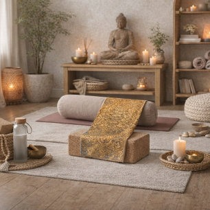 Toalha De Mão Mandala Personalizada com Relevo Esporte Boho El
