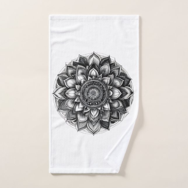 Toalha De Mão mandala throw blanket (Toalha de mão)