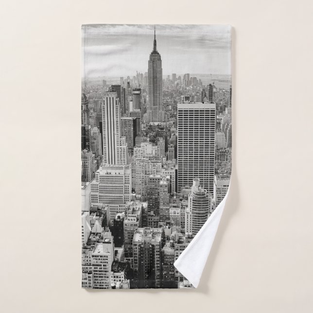 Toalha De Mão Manhattan, New York (panorama) (Toalha de mão)
