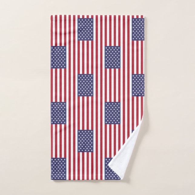 Toalha De Mão Mão toalha com bandeira dos Estados Unidos da Amér (Toalha de mão)