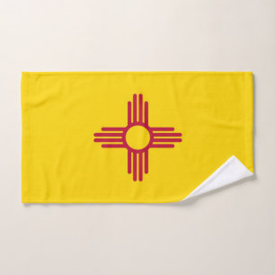 Toalha De Mão Mão Towel com Bandeira do Estado do Novo México,
