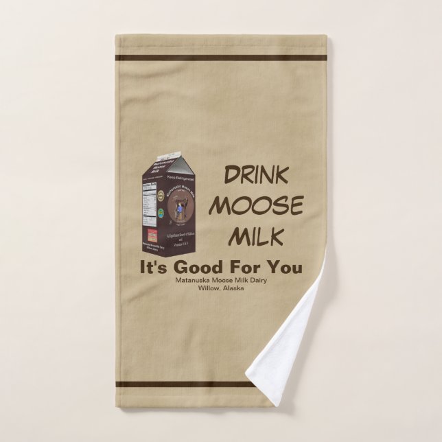 Toalha De Mão Matanuska Moose Milk (Toalha de mão)