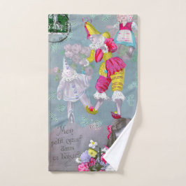 Toalha De Mão Mon petite coeur dans ce baiser 2