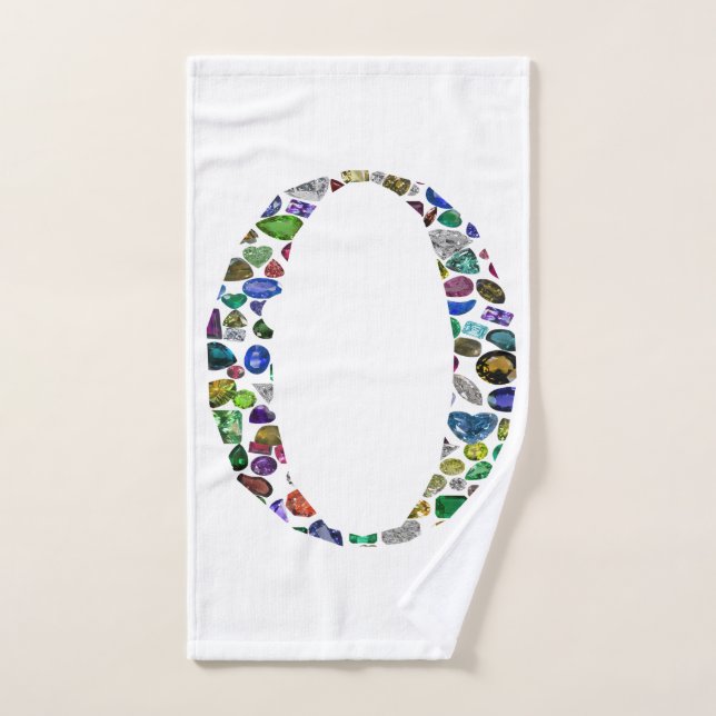 Toalha De Mão Monograma 'O' (Toalha de mão)