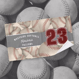 Toalha De Mão Muitas cores personalizadas do nome do atleta do s