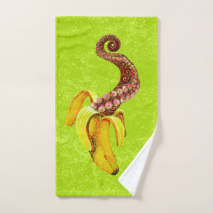 Toalha De Mão Mutante suave-banana