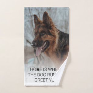 Toalha De Mão Na moda Personalizado Cão Fotográfico