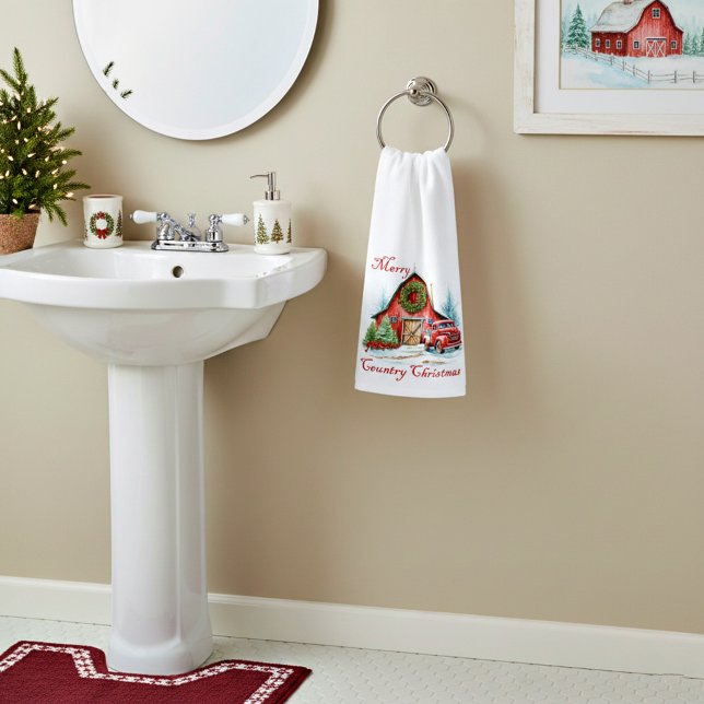 Toalha De Mão Natal do País (Criador carregado)