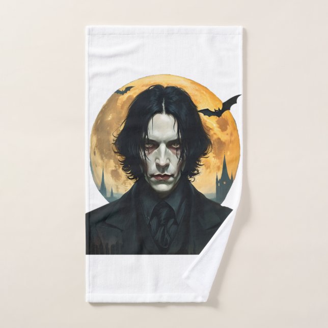 Toalha De Mão Noite de Halloween - Ascensão de vampiro (Toalha de mão)