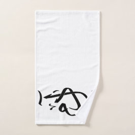 Toalha De Mão Nome de Adam na caligrafia árabe, ا د م