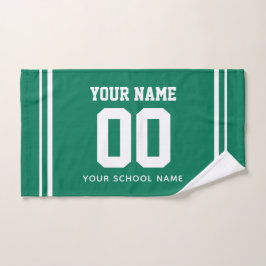 Toalha De Mão Nome Personalizado de Beisebol e Número da Camisa,