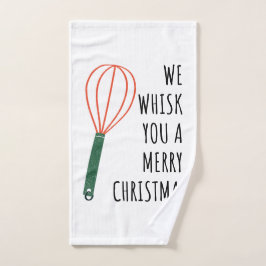 Toalha De Mão Nós lhe cumprimentamos um Feliz Natal - Presentes 