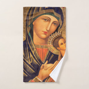 Toalha De Mão Nossa Senhora de Ajuda Perpétua