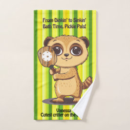 Toalha De Mão O Dinkin' Stinkin' Scrubkat!
