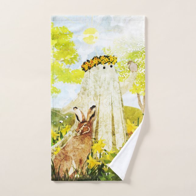 Toalha De Mão O Espírito de Ostara (Toalha de mão)