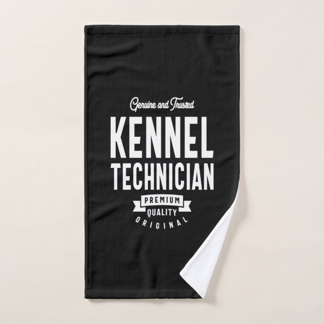 Toalha De Mão Oferta de Título de Trabalho Técnico do Kennel (Toalha de mão)