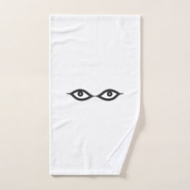 Toalha De Mão Olhos de Zipper