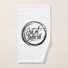 Toalha De Mão Ora et labora