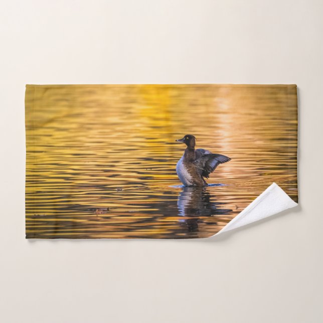 Toalha De Mão Ouro de um lago ouro (Toalha de mão)