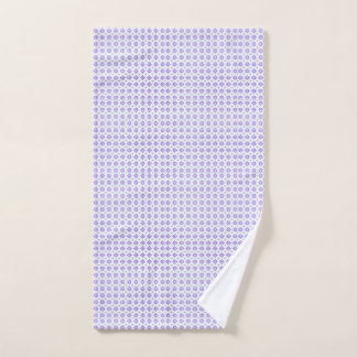 Toalha De Mão Padrão Clássico da Flor Violeta