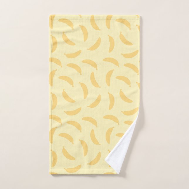 Toalha De Mão Padrão de Bananas Amarelas sem Costura (Toalha de mão)