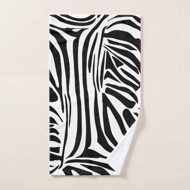 Toalha De Mão Padrão de zebra (Toalha de mão)