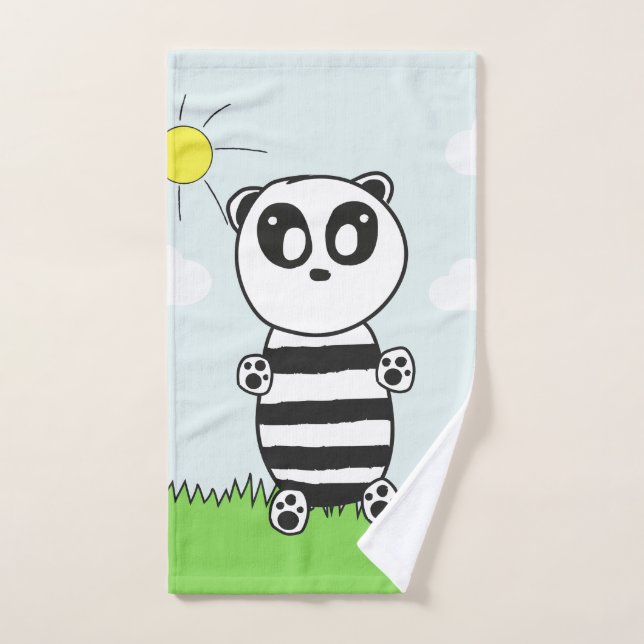 Toalha De Mão Panda Kids (Toalha de mão)