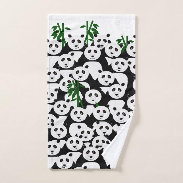 Toalha de Mão Pandas (Toalha de mão)