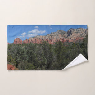 Toalha De Mão Panorama das Rochas Vermelhas na Arizona de Sedona