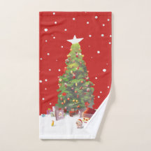 Papai Noel com Árvore de Natal