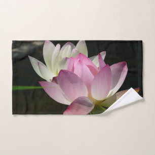 Toalha De Mão Par de Flores de Lotus II