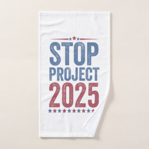 Toalha De Mão Parar Projeto 2025 Trump Harris Patroítico America