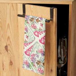 Toalha De Mão Pássaros do Amor, Dias de os namorados de vindima