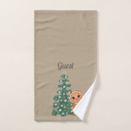 Toalha De Mão Pequeno Gingerpão | Árvore de Natal