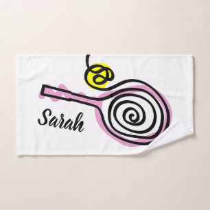 Toalha de mão personalizada para desportistas de t