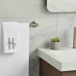 Toalha De Mão Personalizado simples e moderno