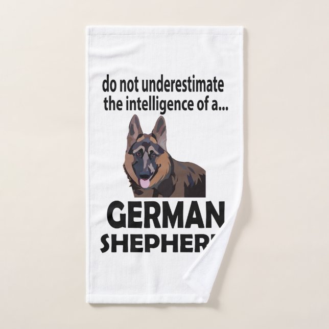 Toalha De Mão Pet de german shepherd (Toalha de mão)