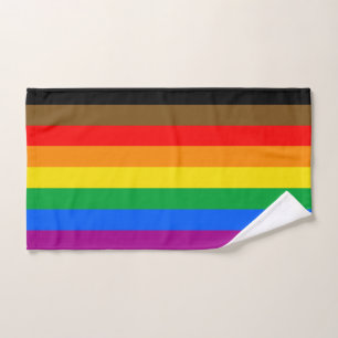 Toalha De Mão Philly Rainbow Pride Flag