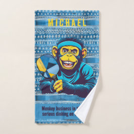 Toalha De Mão Pickleball Dinkin’ in the Jungle!