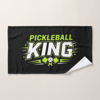 Toalha De Mão Pickleball King Funny Pickleball Paddle