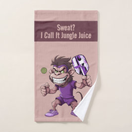 Toalha De Mão Pickleball Monkey Business, Court Edition