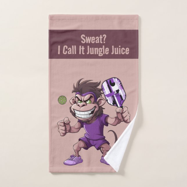 Toalha De Mão Pickleball Monkey Business, Court Edition (Toalha de mão)