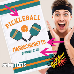 Toalha De Mão Pickleball personalizável