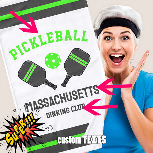 Toalha De Mão Pickleball personalizável